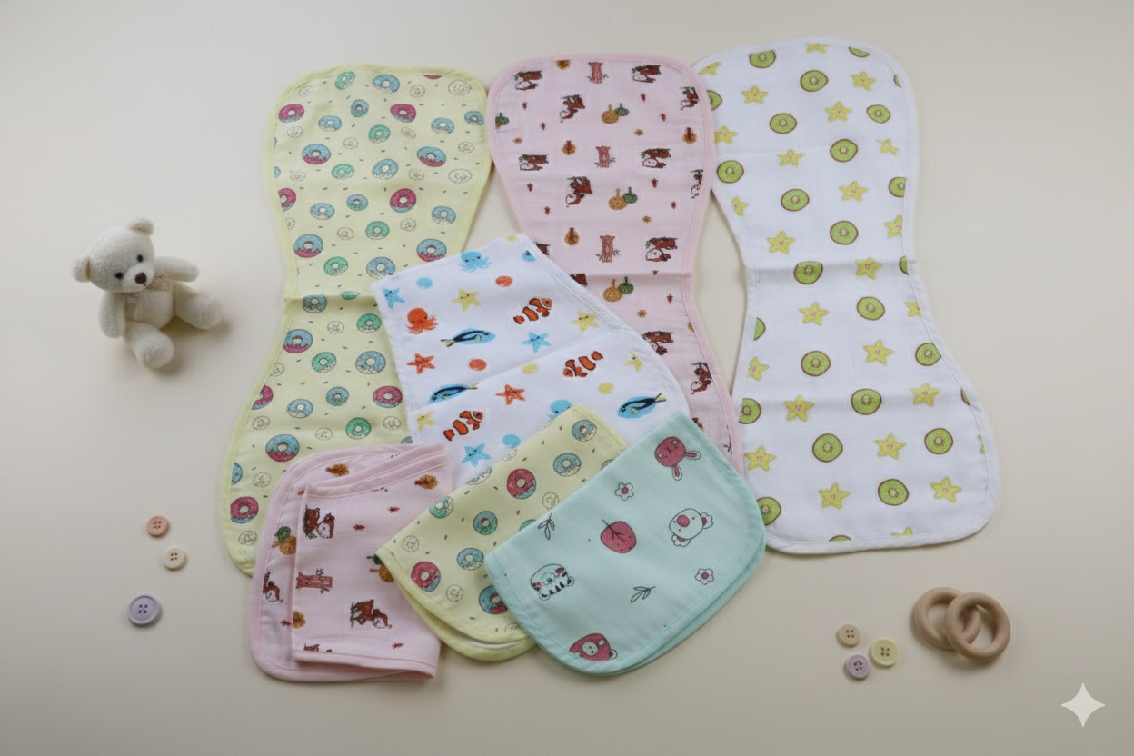 Muslin Burp Towels