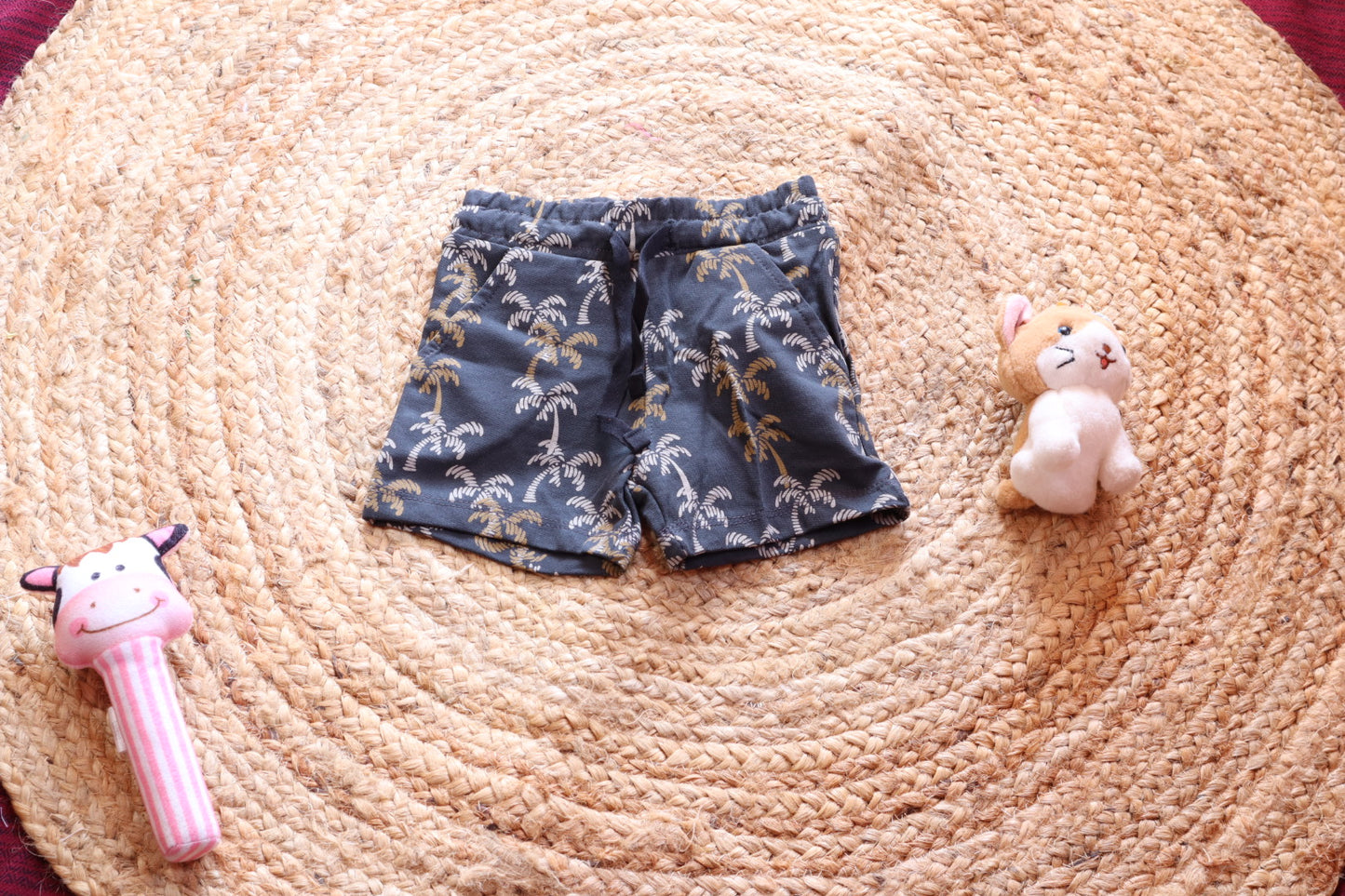 Orchestra Boys Summer Vibes Co-ord Set | Beach Print T-Shirt & Navy Shorts