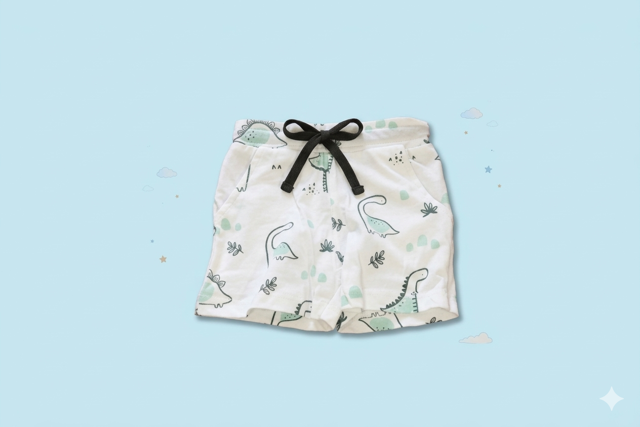 Dinosaur Summer Short Set for Baby Boys | Cotton Toddler Wear