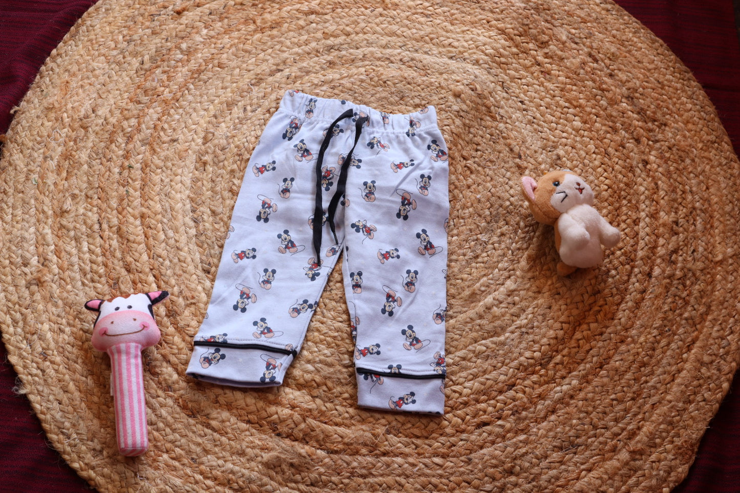 Cotton Mickey Mouse Print Nightsuit