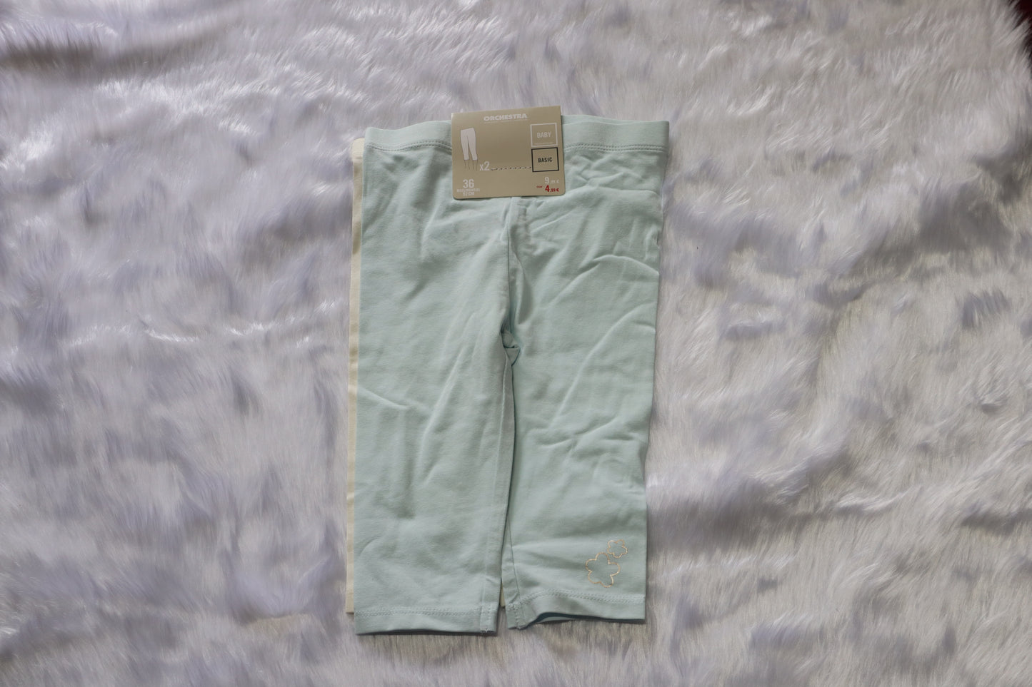 Knitted Cotton  Capri Leggings – Pack of 2