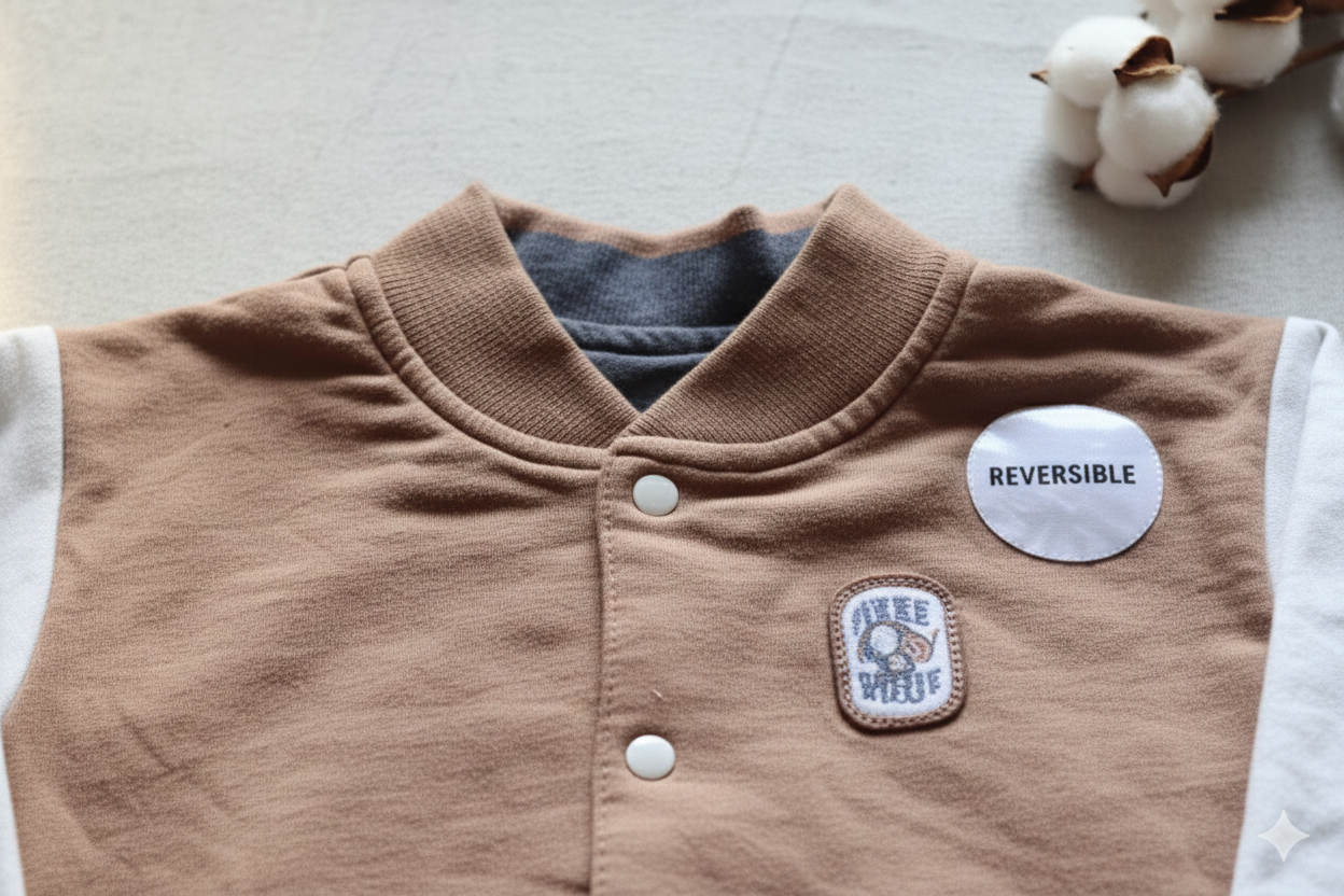 2-in-1 Winter Essential: Classic Reversible Varsity Jacket