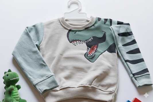 T-Rex Winter Cotton Baby Co-Ord Set for Toddlers – photo 2