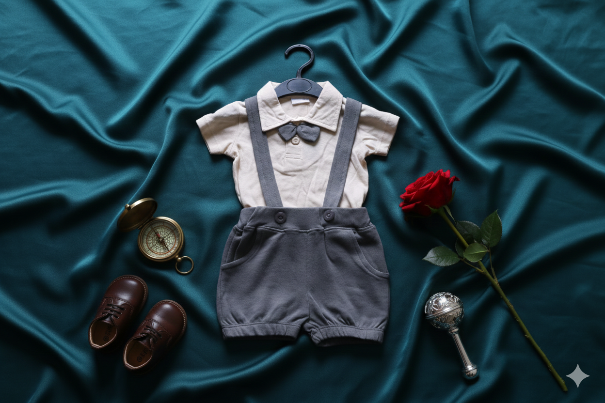 Heritage Bow Tie Short Set