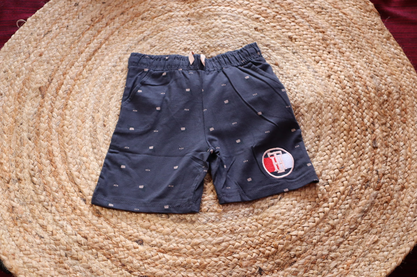 Cotton Boy Co-ord Set – Logo Print T-Shirt & Shorts
