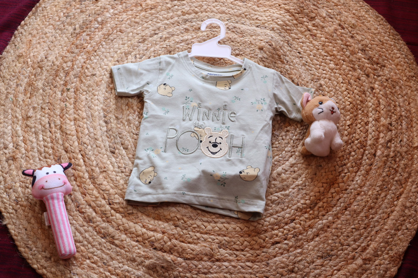 Orchestra Winnie the Pooh Kids Coord Set | Embroidered T-Shirt & Shorts