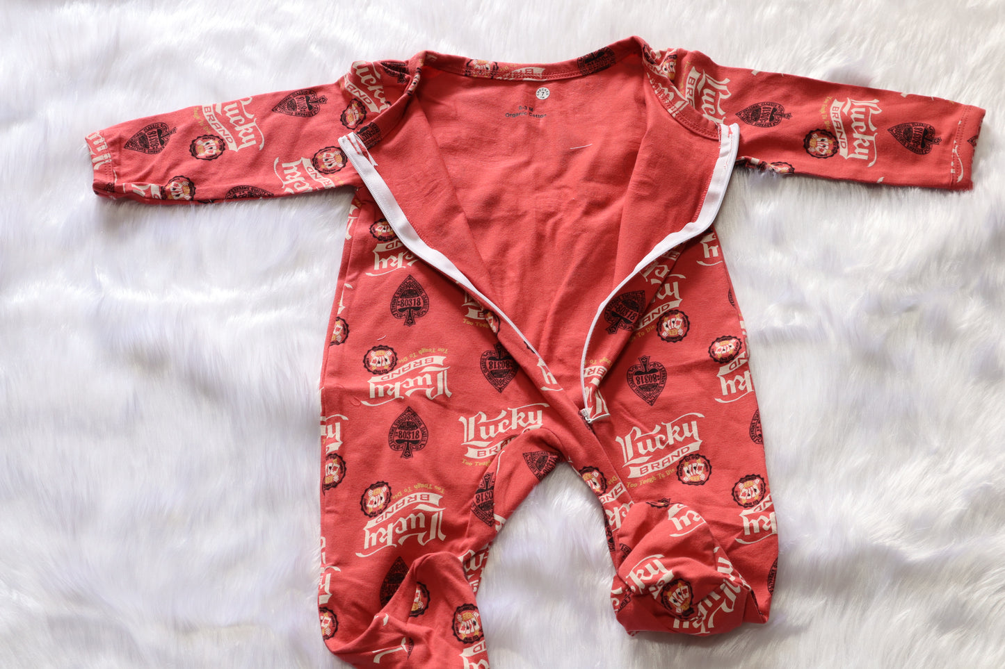 Cotton Newborn Baby Onesie – Full Sleeve Front Open Sleepsuit