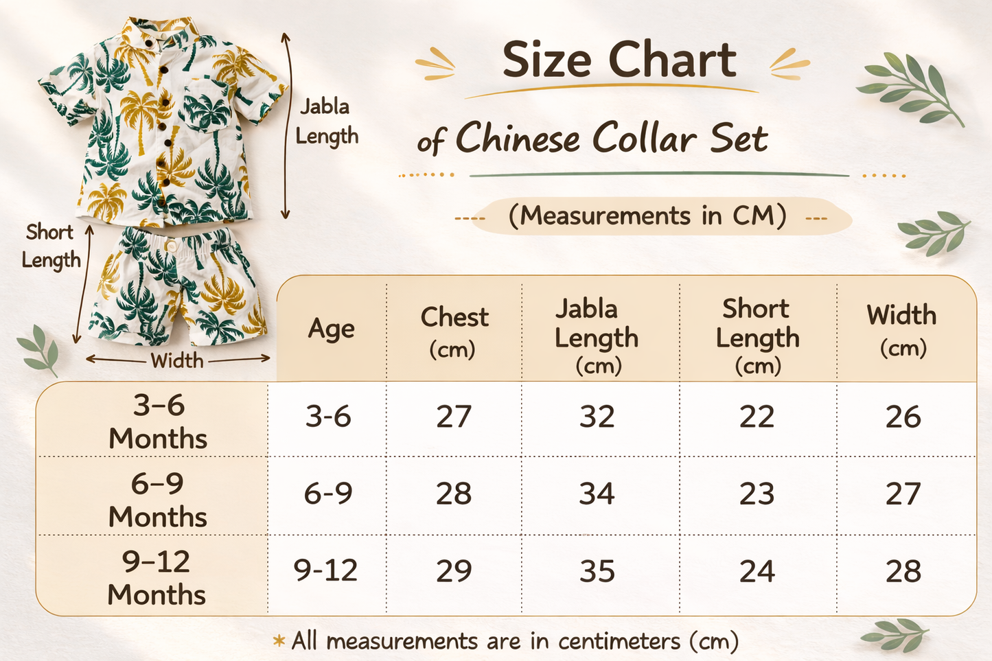 Muslin Chinese Collar Coord Set- Checks print