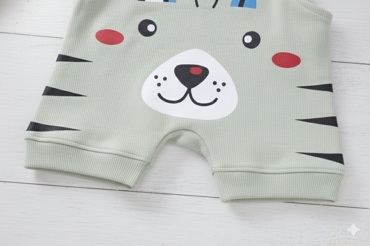 The Safari Roar Dungaree Set