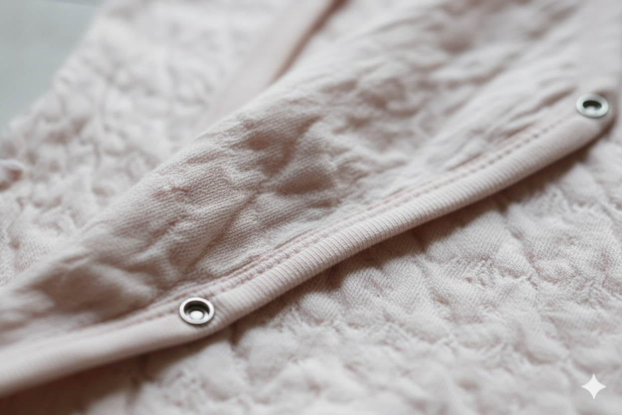 Petal-Soft Pointelle Kimono One-Piece