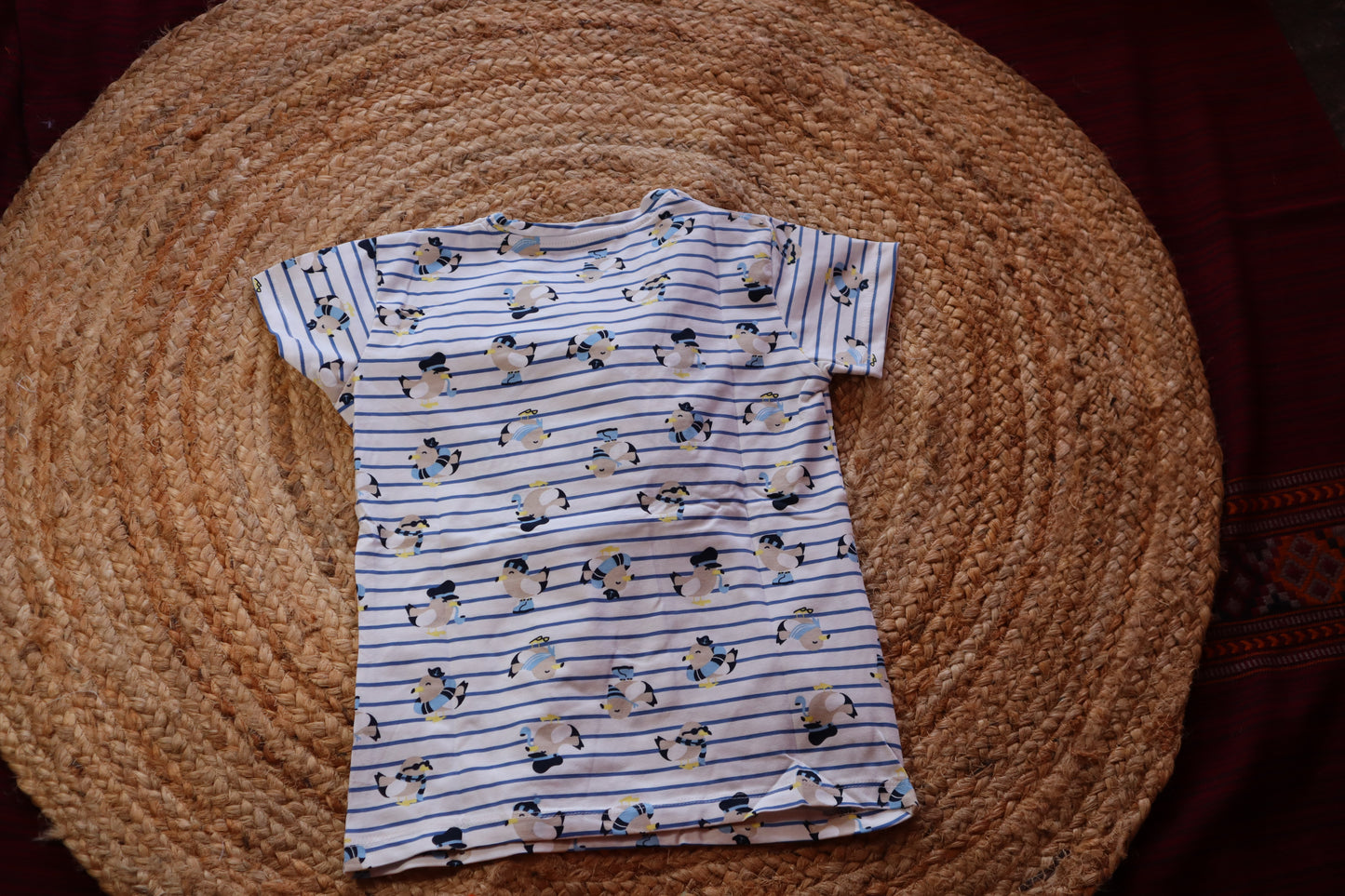 Cotton GAP New York Girls Floral Stripe Coord Set