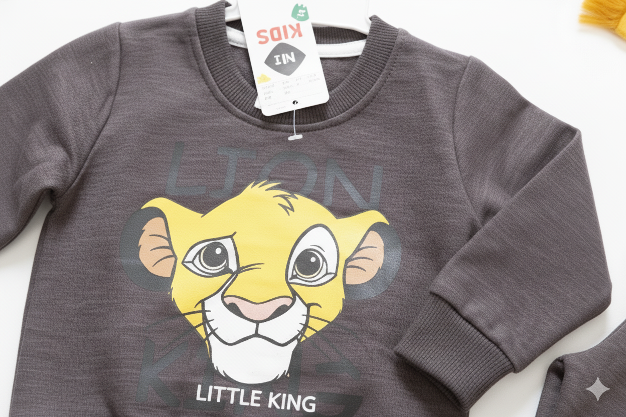 Lion King’s Adventure Cotton Co-Ord Set for Babies