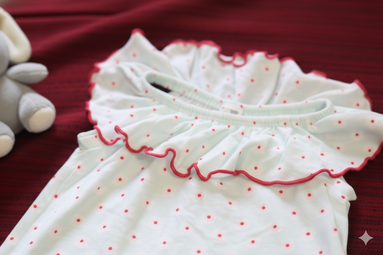 Baby Girl Summer Bubble Romper