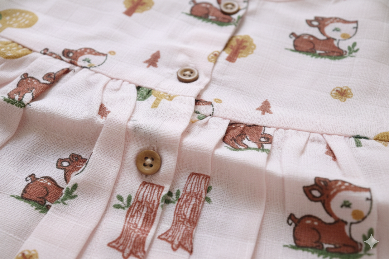 Muslin Sleeveless Tiny Frock