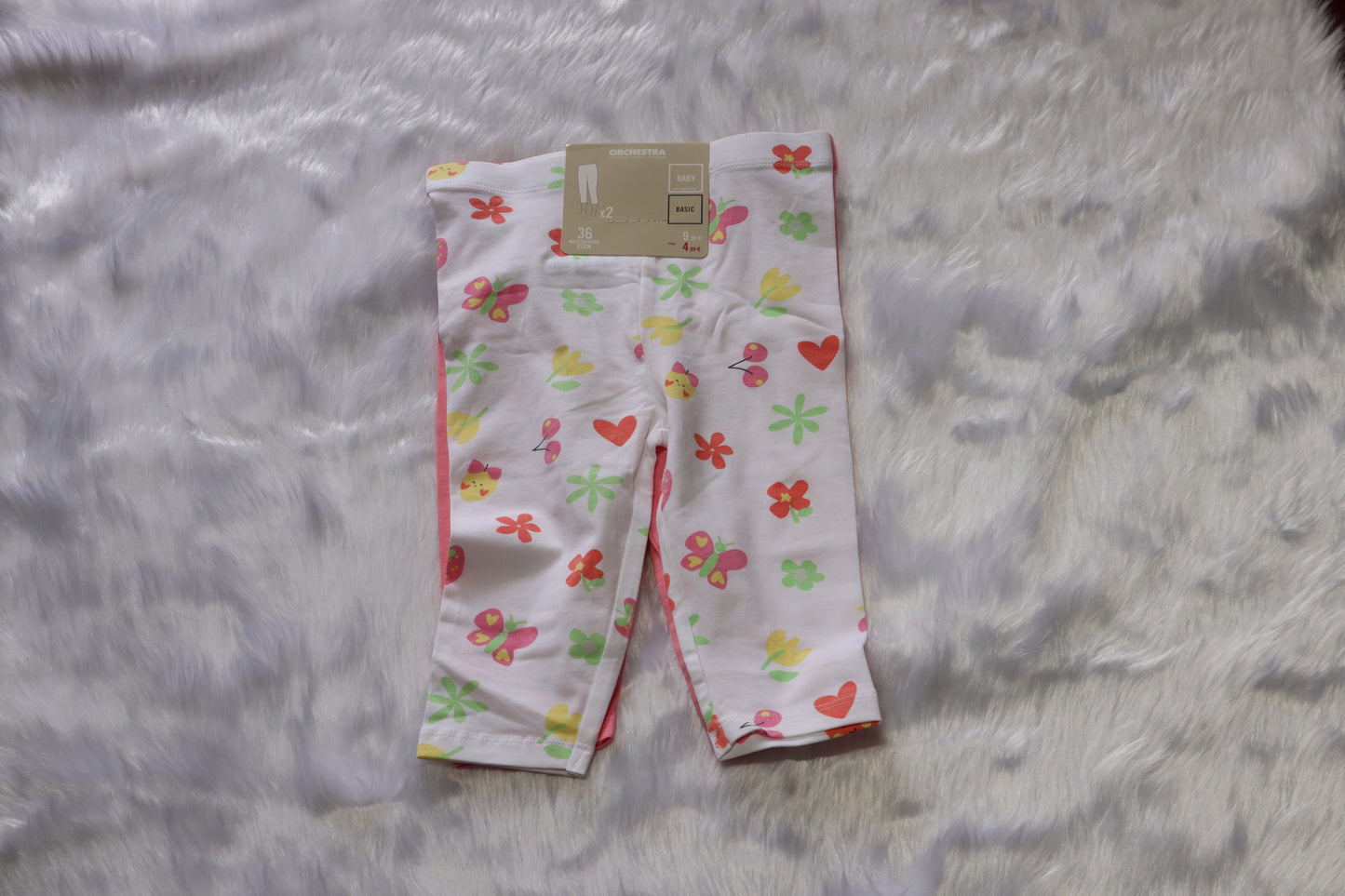 Knitted Cotton  Capri Leggings – Pack of 2