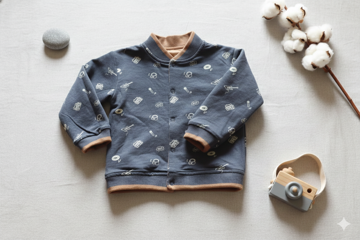 2-in-1 Winter Essential: Classic Reversible Varsity Jacket