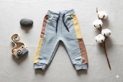Safari Friends Color Block Winter Co-Ord Set for Babies – photo 4