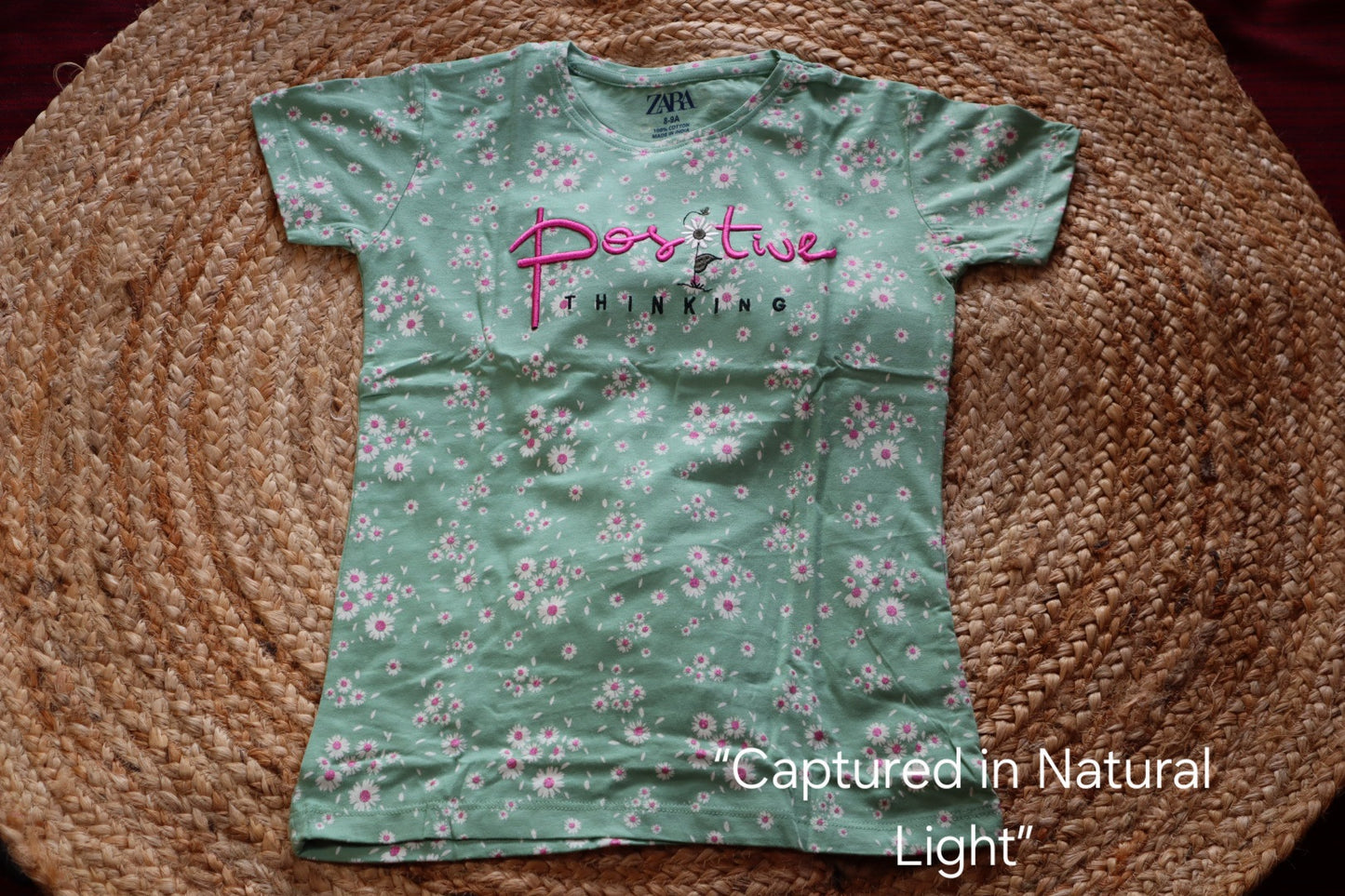 Cotton Baby Girl Co-ord Set – Floral Print T-Shirt & Shorts