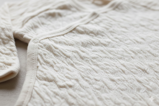 Cloud-Soft Quilted Kimono Romper – Cream – photo 2