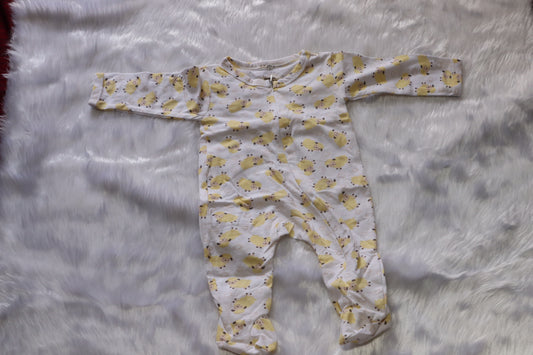 Cotton baby Sheep Print  Newborn Onesie