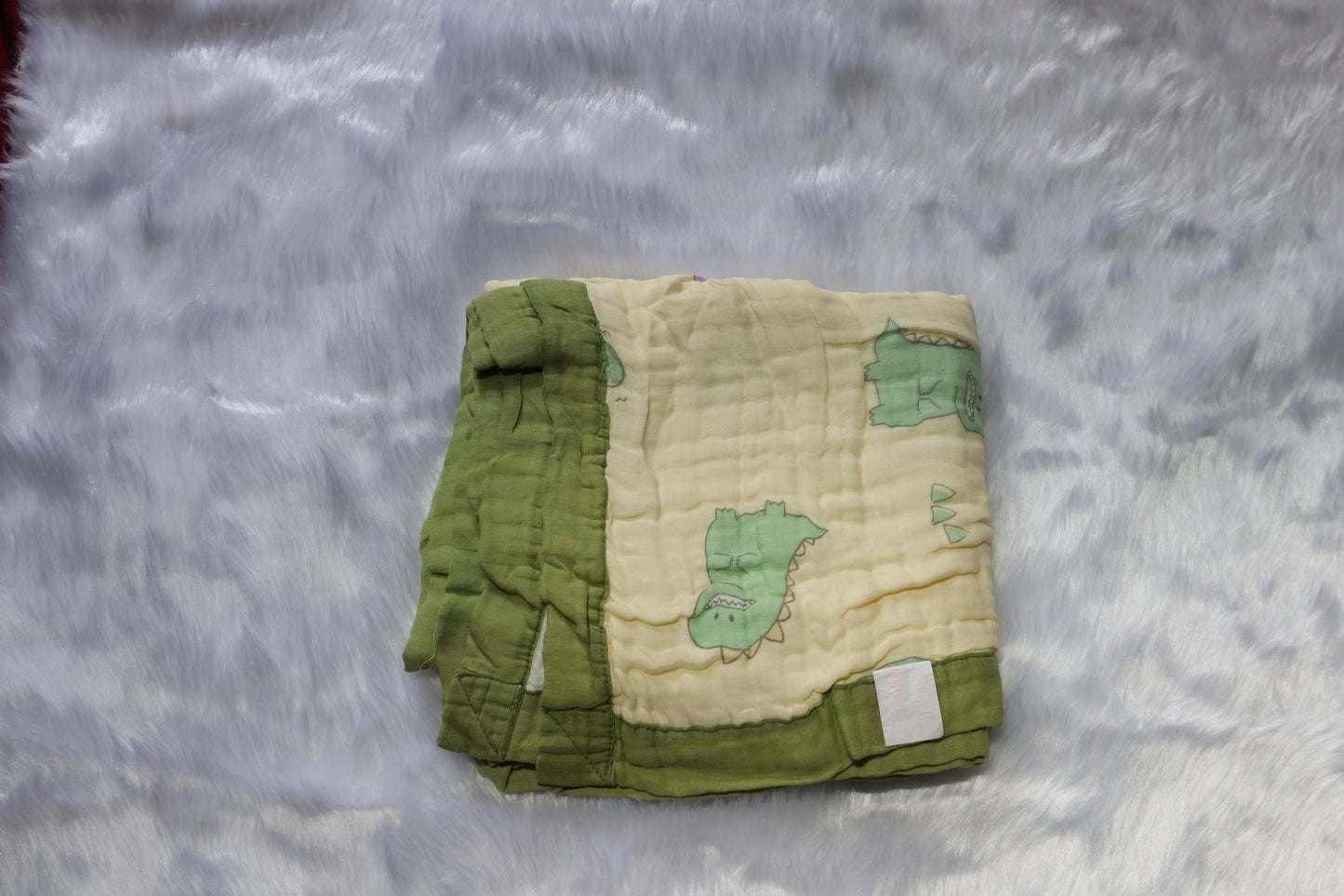 Premium 6-Layer Muslin  Blanket – Soft Cotton Crinkle Wrap (100x100 cm)