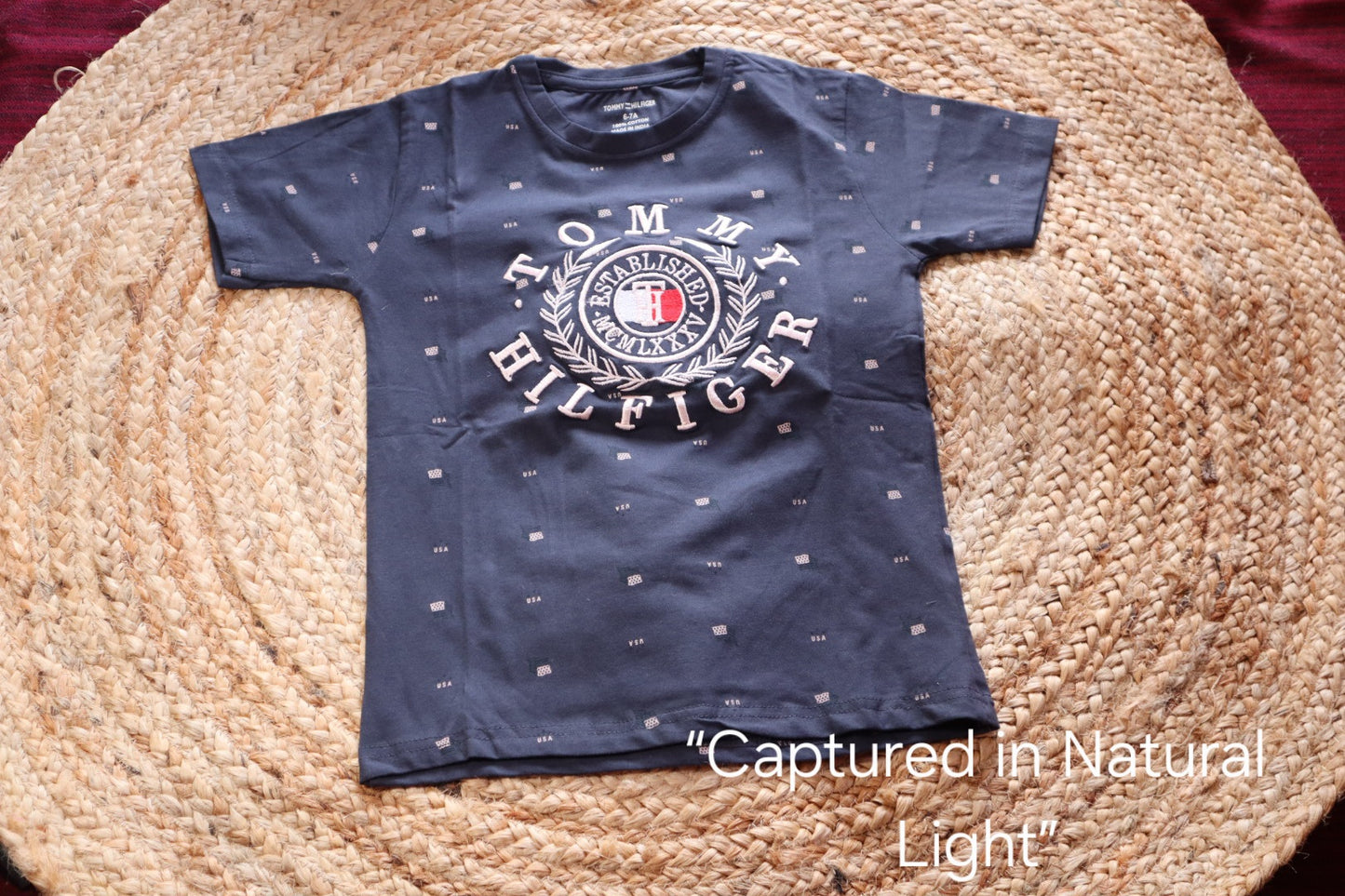 Cotton Boy Co-ord Set – Logo Print T-Shirt & Shorts