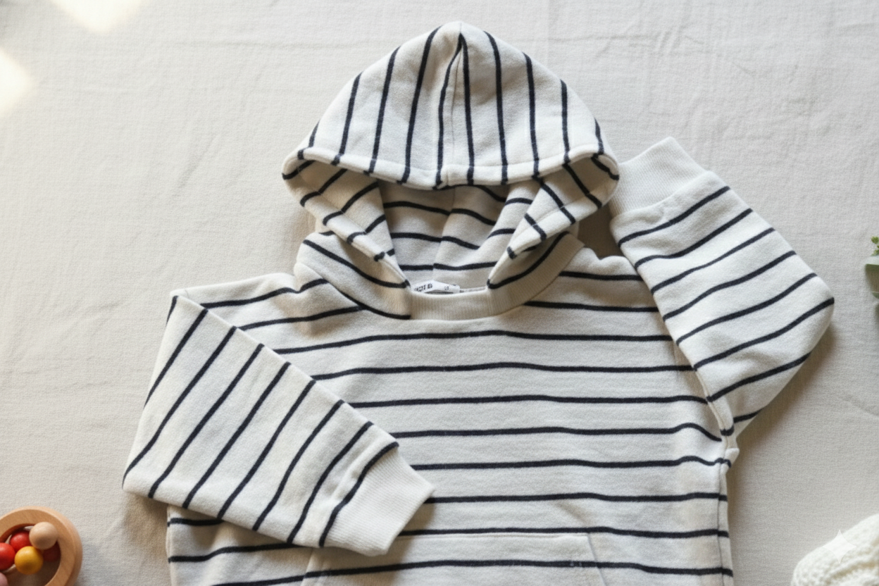 The Little Navigator Striped Hoodie