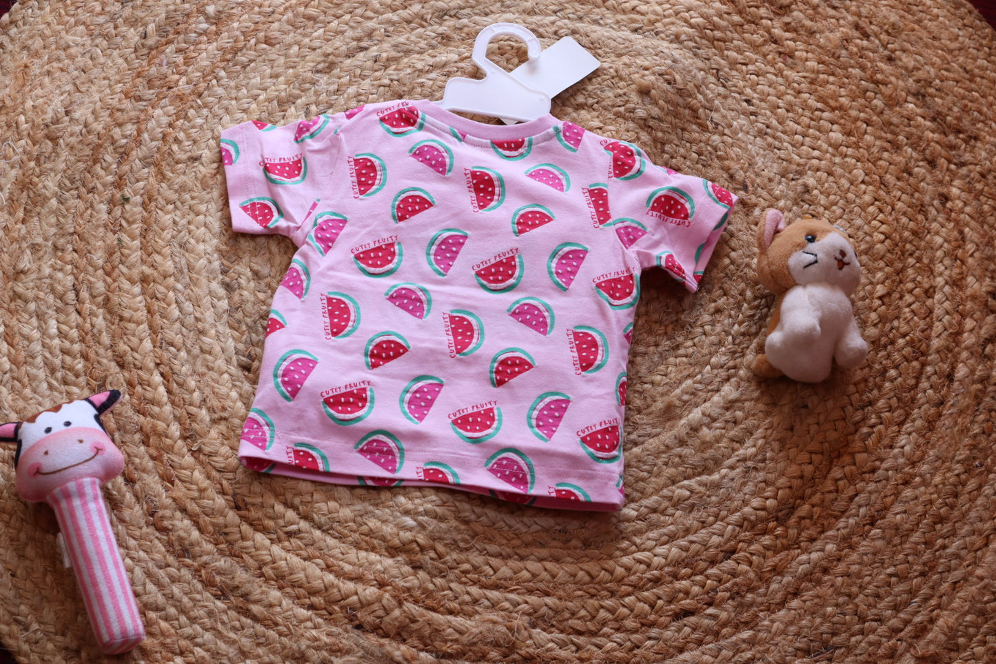 Girls Sweet Summertime Watermelon Cotton Co-Ord Set