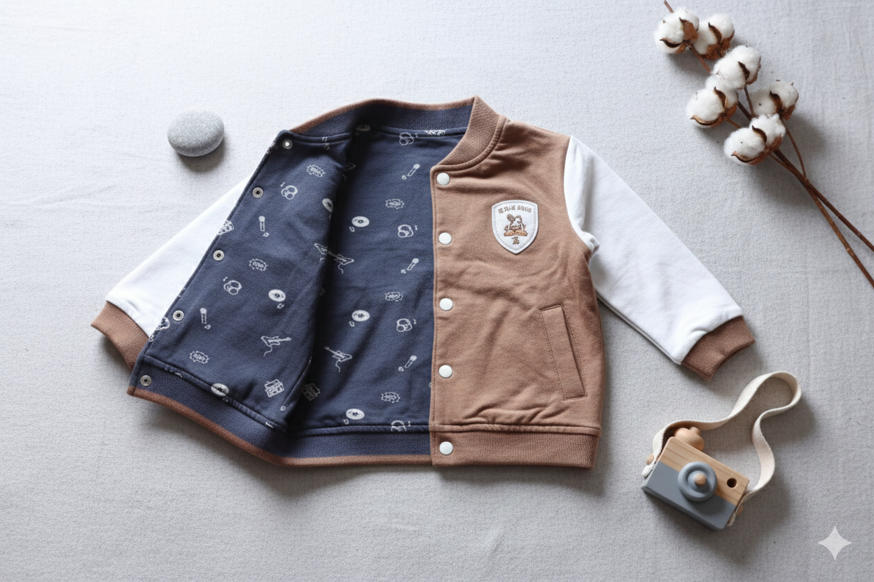 2-in-1 Winter Essential: Classic Reversible Varsity Jacket