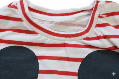 Striped Cotton Play Tee for Babies – photo 3