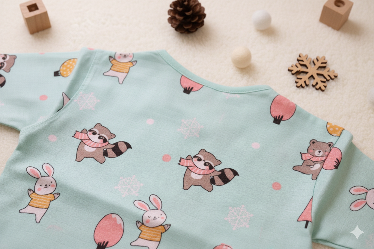 Muslin Half Sleeve Coord Set – Soft Cotton Baby Outfit (0–3 Years)