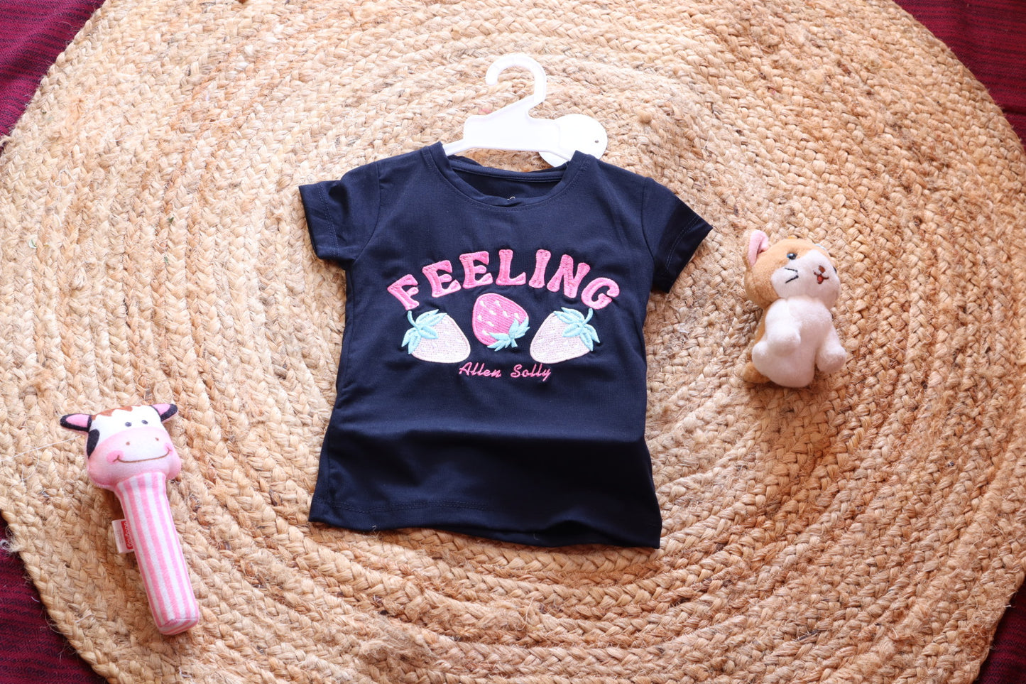 Allen Solly Girls Strawberry Co-ord Set