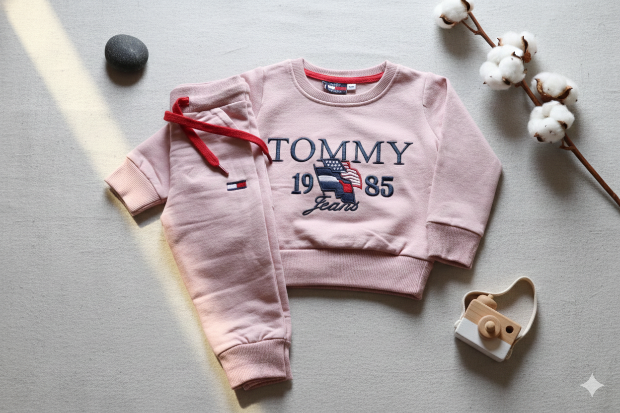 Breathable cotton co-ord baby clothes set for daily comfort