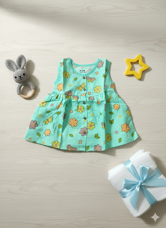 Cotton baby dress for summer – breathable kids wear in India