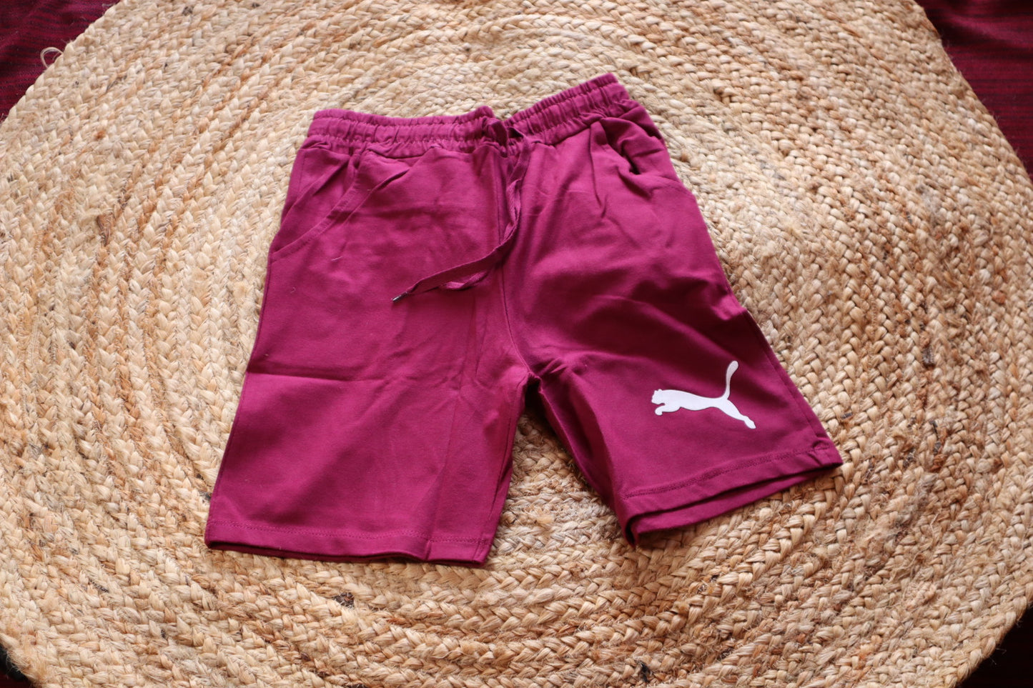 Cotton  Boy Maroon Racing Car Co-ord Set