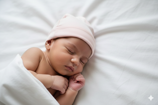 Soft Cotton Baby Caps – Multicolor Set