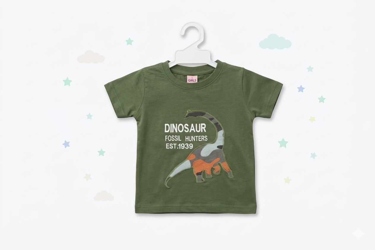 Dino Fossil Hunter Summer Short Set for Baby Boys | Cotton