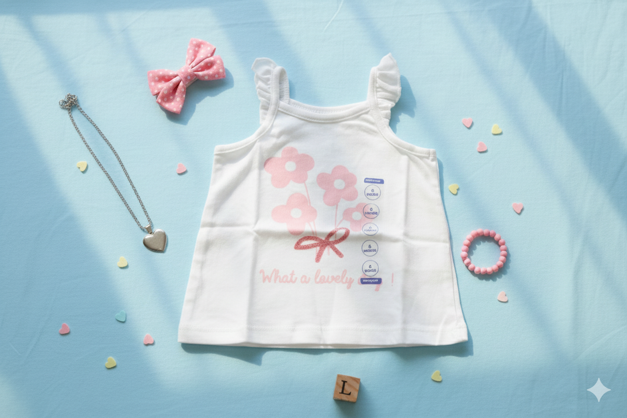 The Dainty Daisy Ruffle Top