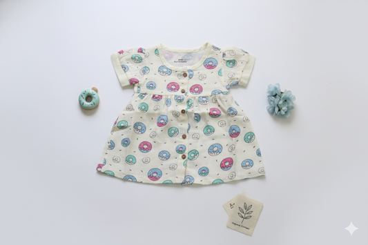 Cotton baby dress for summer – breathable kids wear in India