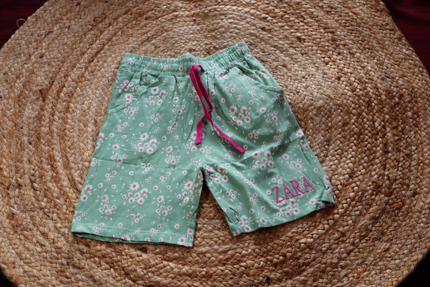 Cotton Baby Girl Co-ord Set – Floral Print T-Shirt & Shorts