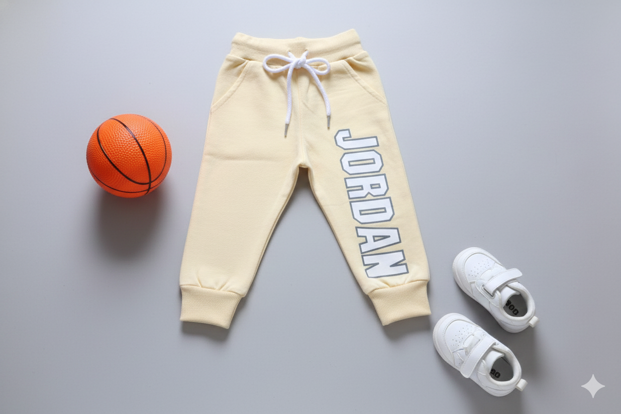 Jordan-Inspired Cotton Baby Co-Ord Set for Toddlers