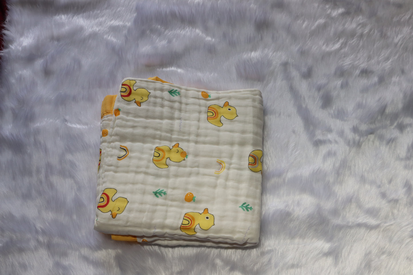 Premium 6-Layer Muslin  Blanket – Soft Cotton Crinkle Wrap (100x100 cm)