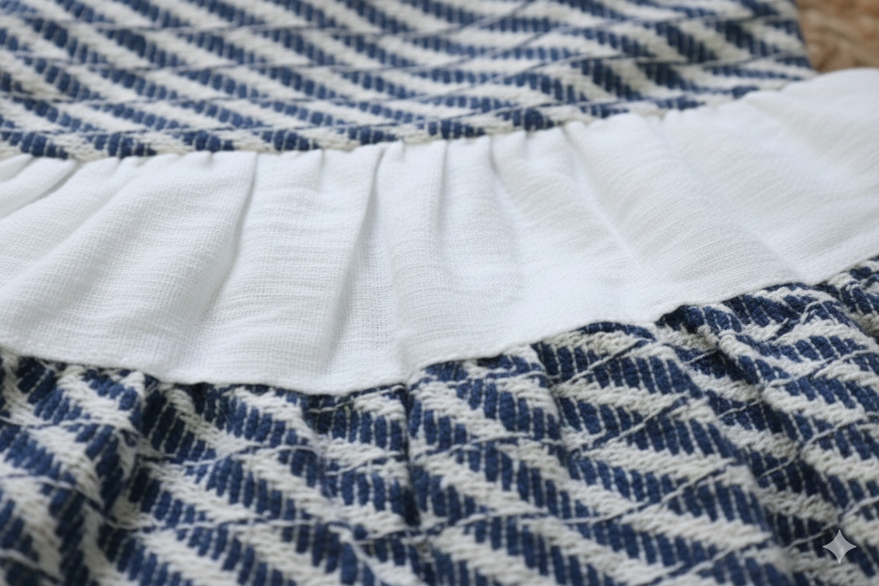 Indigo Blue Tiered Baby Dress – Sun & Play Frock