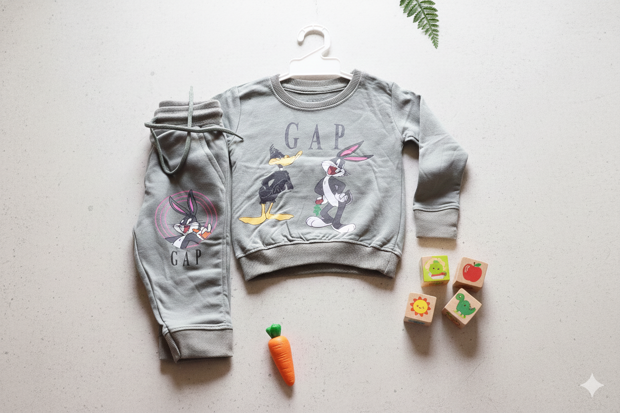 Breathable cotton co-ord baby clothes set for daily comfort