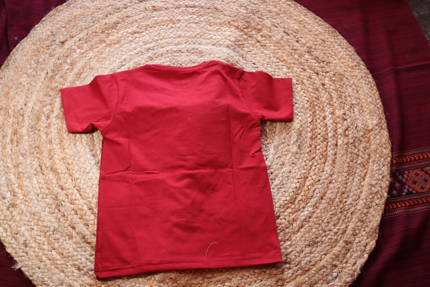 Cotton Burberry Kids Red Coord Set