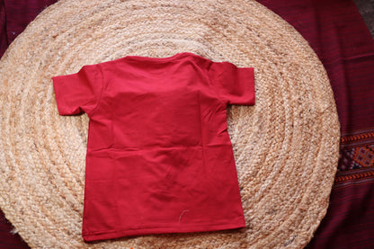 Red Knight Appliqué Cotton Co-ord Set for Kids – photo 3