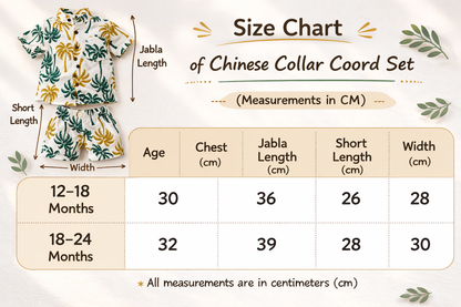 Muslin Chinese Collar Co-ord Set – product details 2