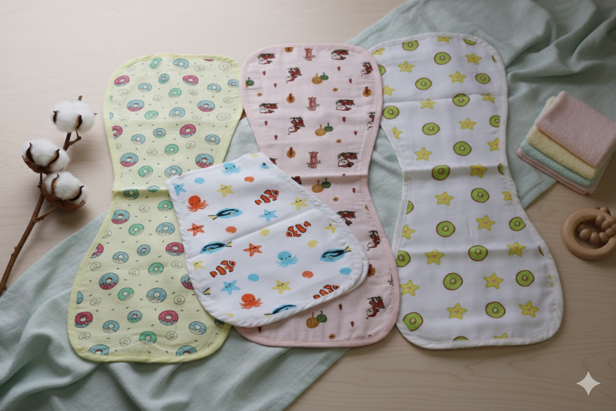 Muslin Burp Towels