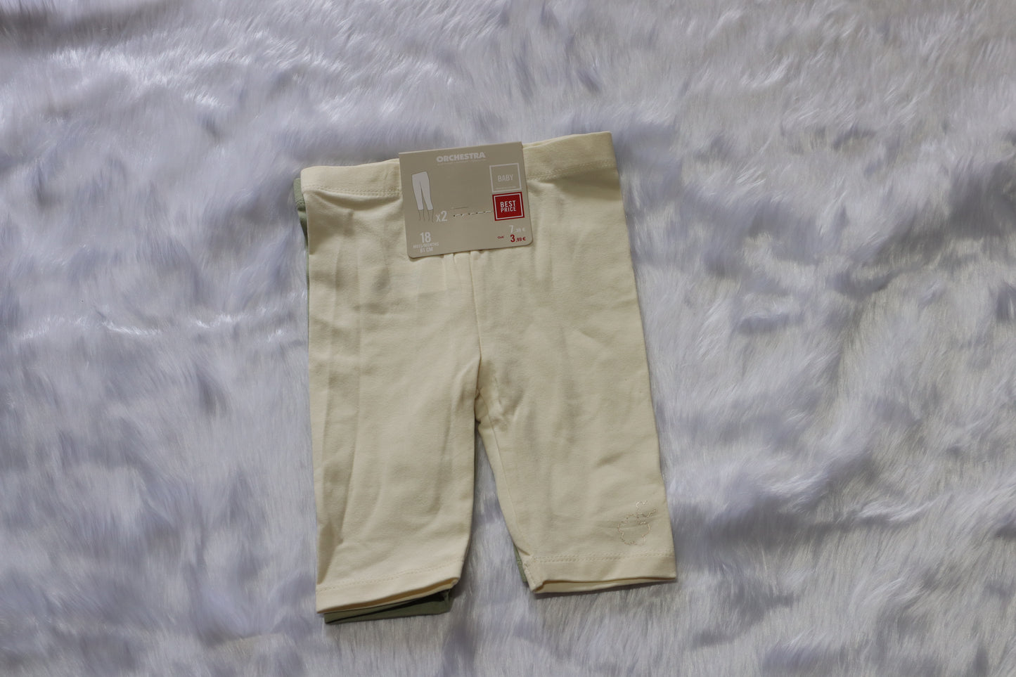 Knitted Cotton  Capri Leggings – Pack of 2