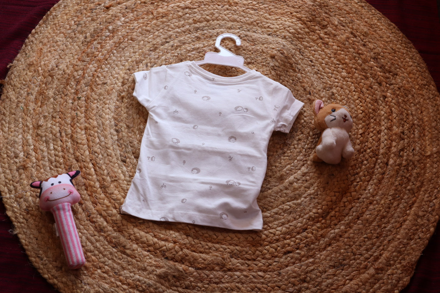 Everyday Is A Good Day Hedgehog Kids Coord Set | Appliqué T-Shirt & Shorts